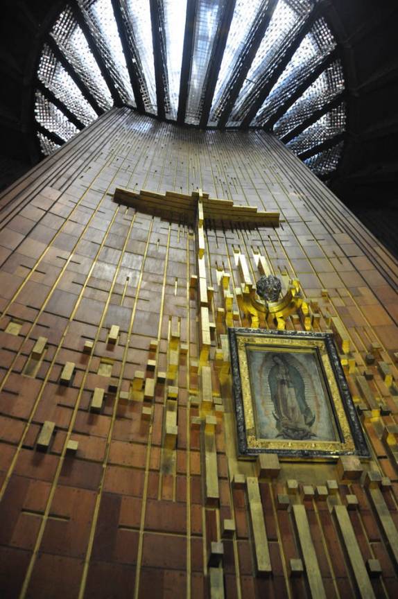 Imagem da Virgem de Guadalupe, na Cidade do México